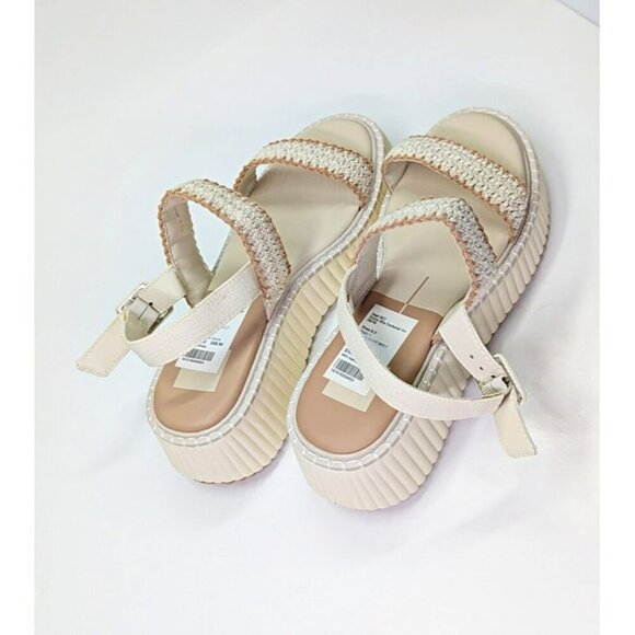 Dolce Vita Daiya Women's Ivory Platform Sandals Size 9 (MSRP $130) - Picture 5 of 9